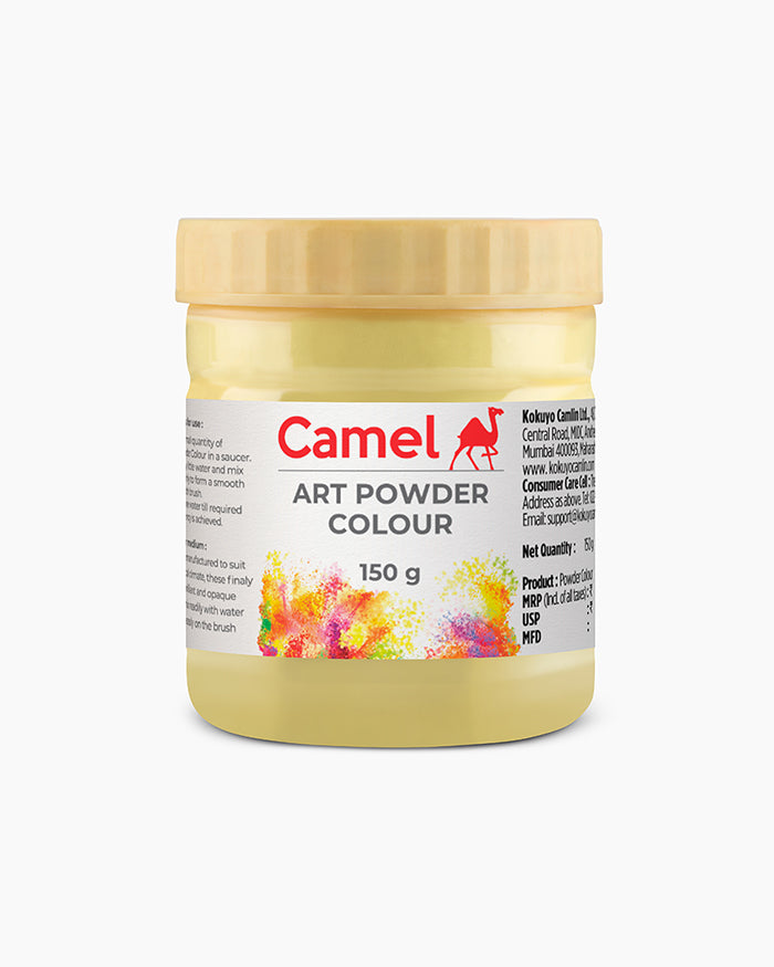 Camel Art Powders Individual jar of Lemon Yellow in 275 ml