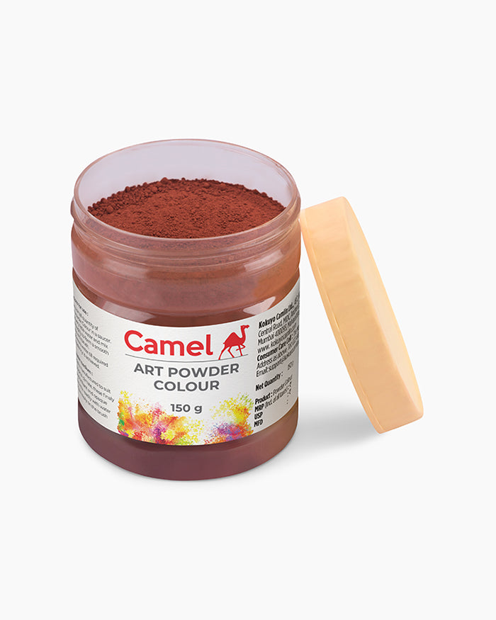 Camel Art Powders Individual jar of Indian Red in 275 ml