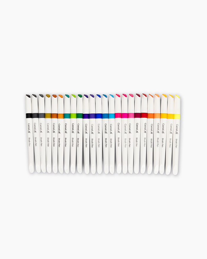 Camel Brush Pens Assorted pack of 24 shades