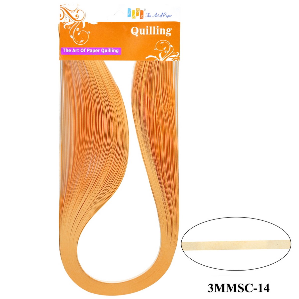 Quilling Strip 3mm S/C 14 Skin 3MMSC-14