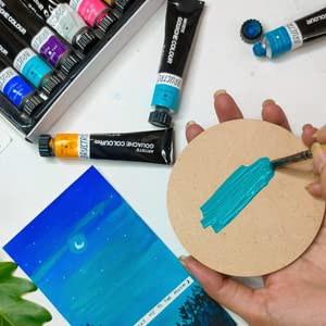 BRUSTRO Artist's Gouache Colour Set of 24 Colors X 12ml Tubes