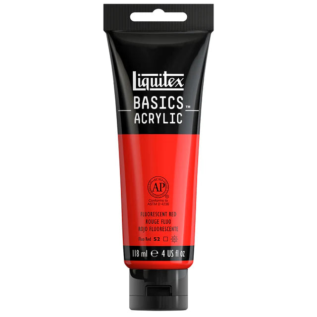 Liquitex Acrylic color - Fluorescent Red 983