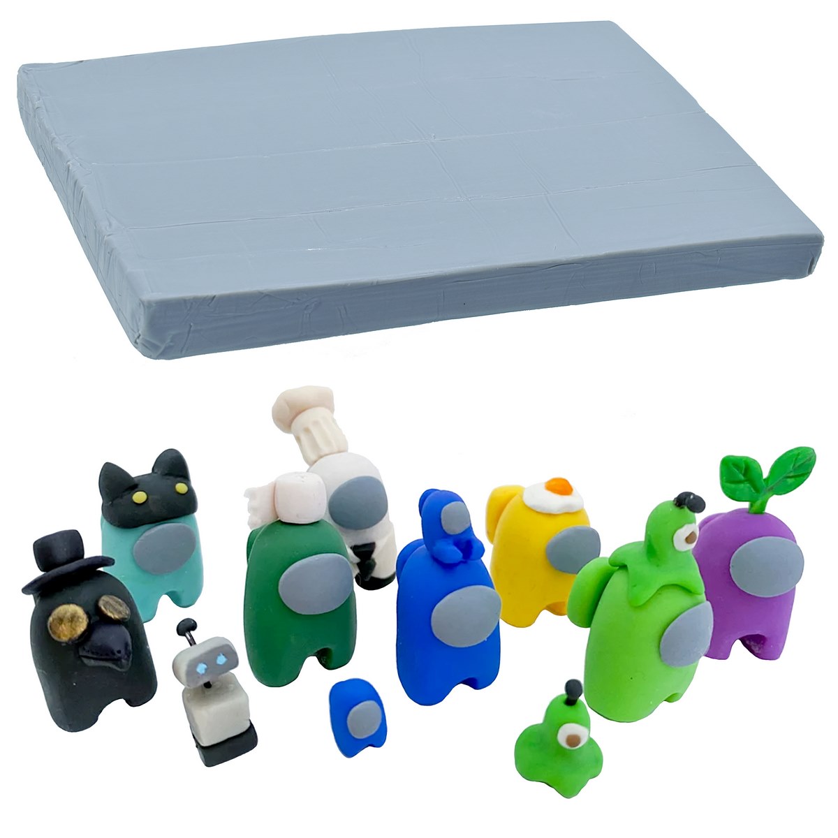 Polymer Clay 250gm Gray PCLAY-GY