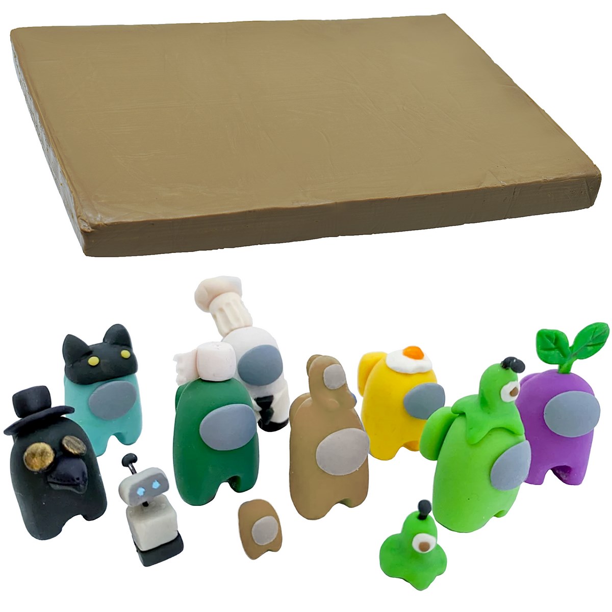 Polymer Clay 250gm Light Brown PCLAY-LBN