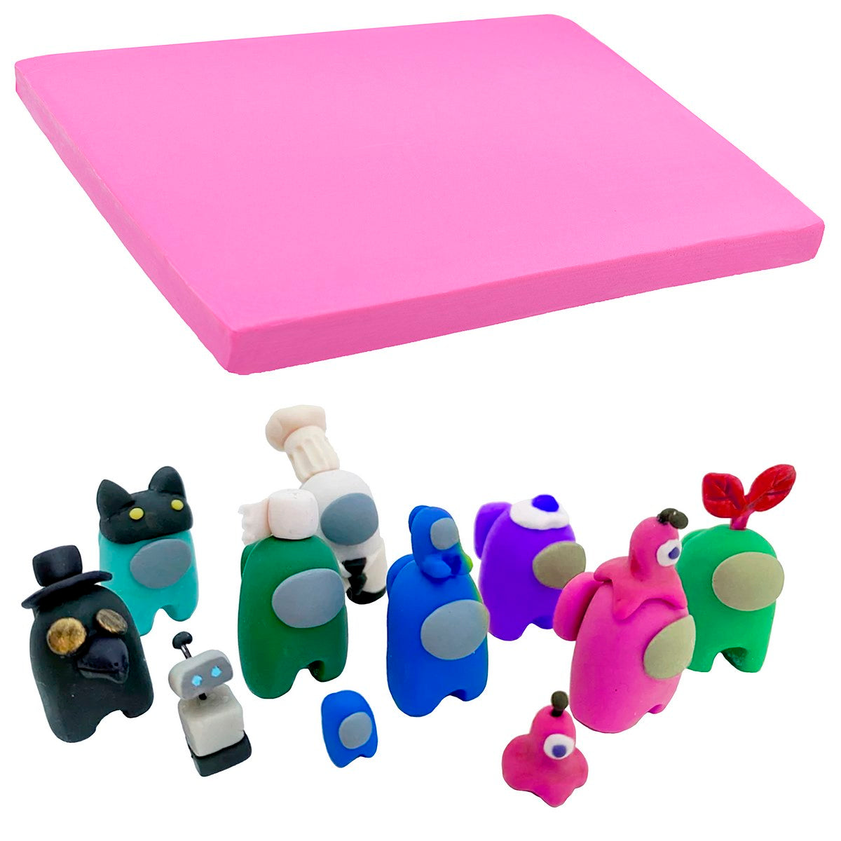 Polymer Clay 250gm Pink PCLAY-PK