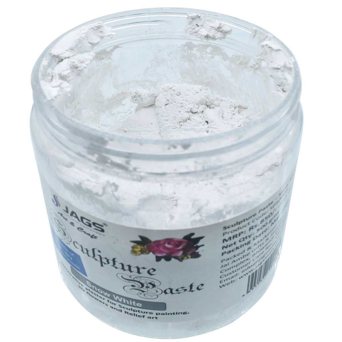 Sculpture Paste 500Gsm Snow White SP500SW