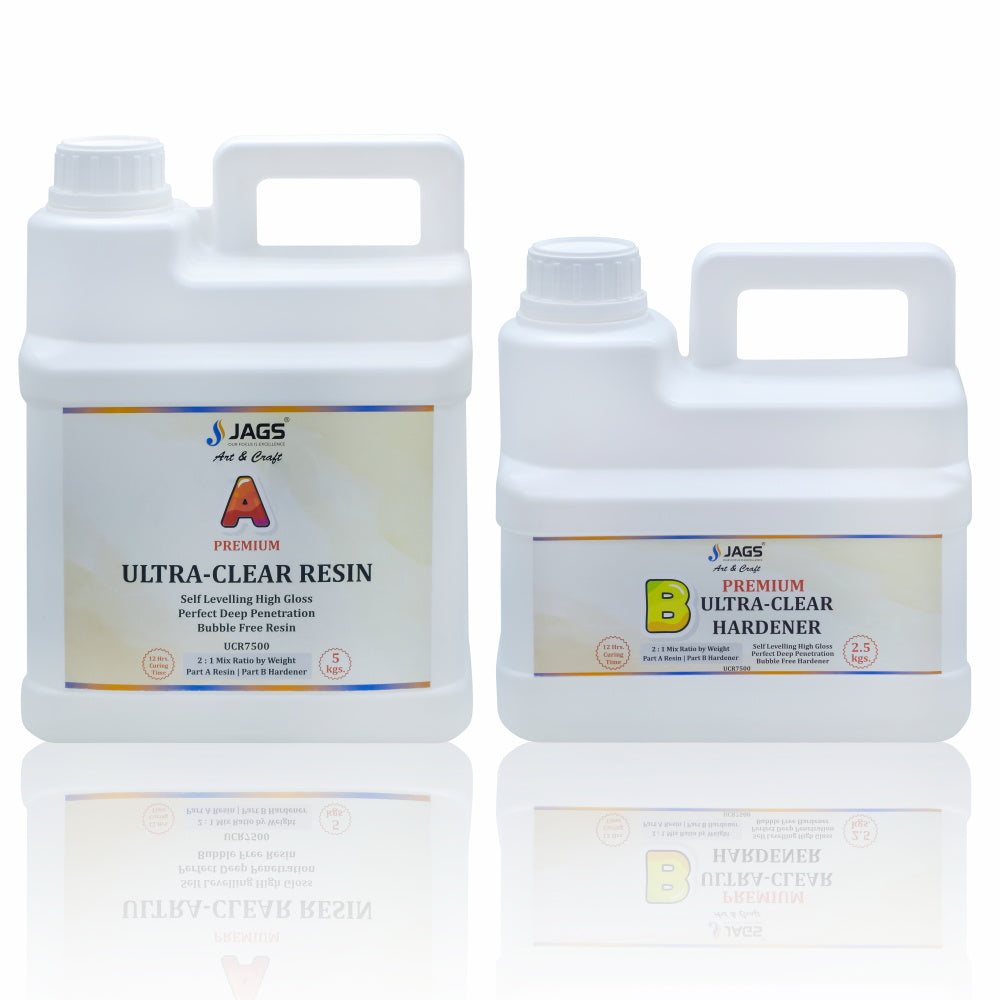 Ultra Clear Set Resin 5KGS Hardener 2.5KGS UCR7500