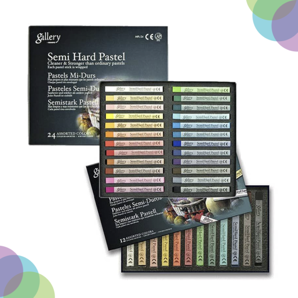 MUNGYO GALLERY SEMI HARD PASTEL SET of 48 colors