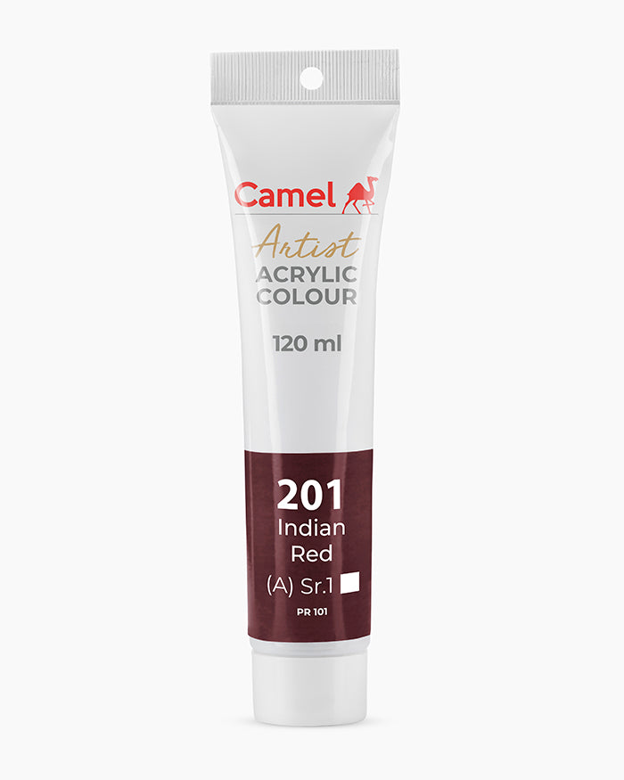 Camel Artist Acrylic Colours Individual tube of Indian Red- 201