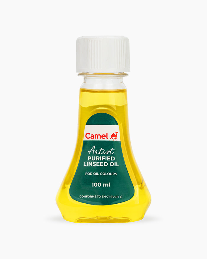 Camel Purified Linseed Oil Individual bottle of 100 ml