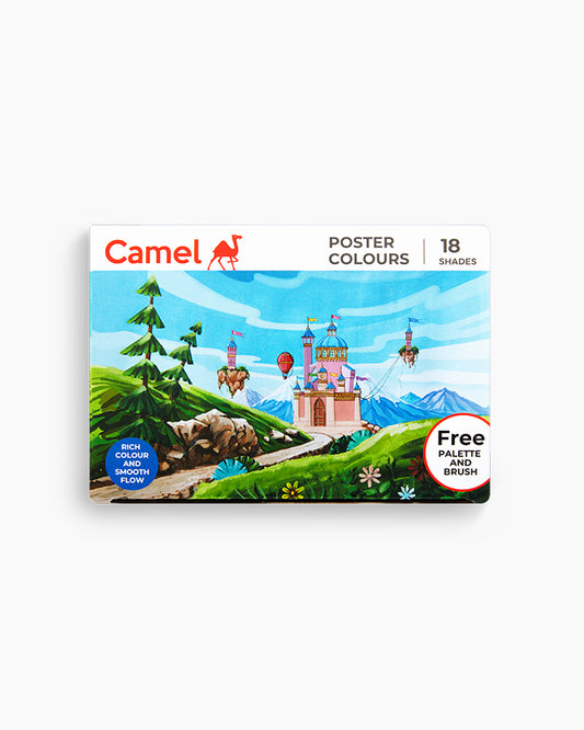 Poster  Colours  Assorted  carton  pack  of  18  shades  in  10  ml