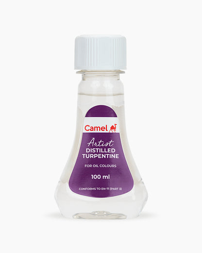 Camel Distilled Turpentine Individual bottle of 100 ml