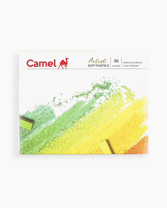 Camel Artist Soft Pastels  Assorted pack of 36 shade