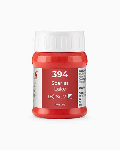 Camel Artist Acrylic Colours Individual tube of Scarlet Lake- 394