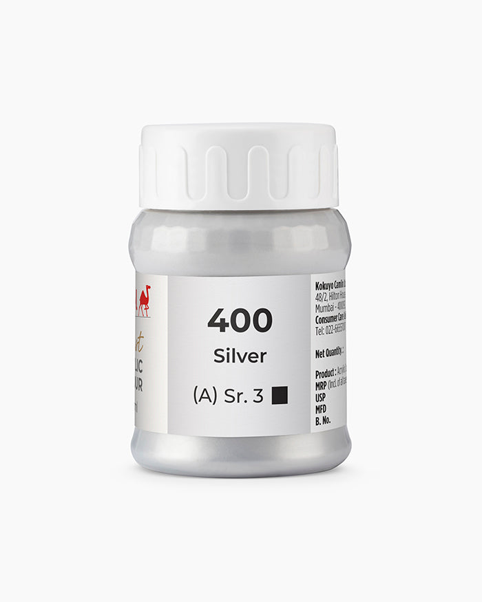 Camel Artist Acrylic Colours Individual tube of Silver- 400