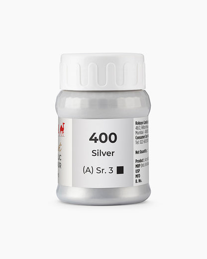 Camel Artist Acrylic Colours Individual tube of Silver- 400