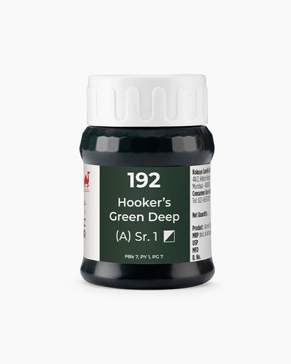 Camel Artist Acrylic Colours Individual tube of Hooker`s Green Deep-192