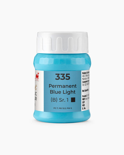 Camel Artist Acrylic Colours Individual tube of Permanent Blue Light-335