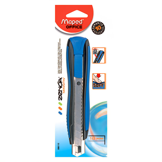 Maped CUTTER ZENOA METAL PLASTIC 18MM BLISTER