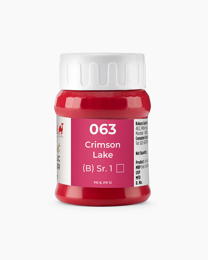 Camel Artist Acrylic Colours Individual tube of Crimson Lake- 063