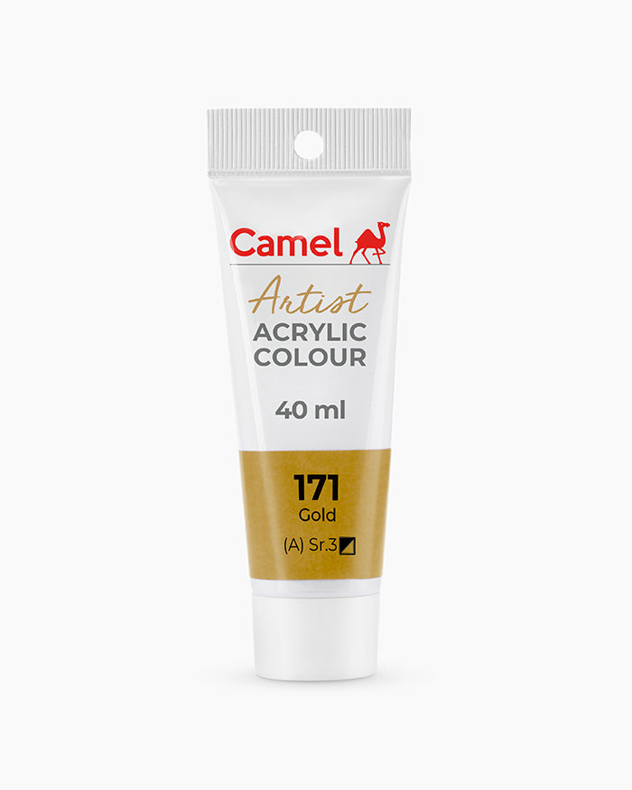 Camel Artist Acrylic Colours Individual tube of Gold- 171
