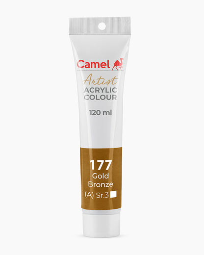 Camel Artist Acrylic Colours Individual tube of Gold Bronze-177