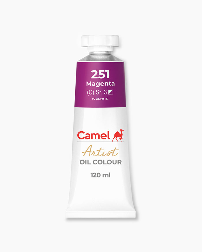 Camel Artist Oil Colours Individual tube of Magenta