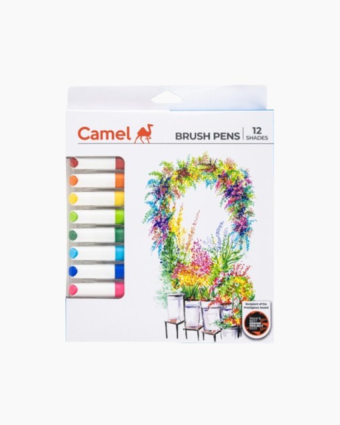 Camel  Brush  Pens  Assorted  pack  of  12  shades
