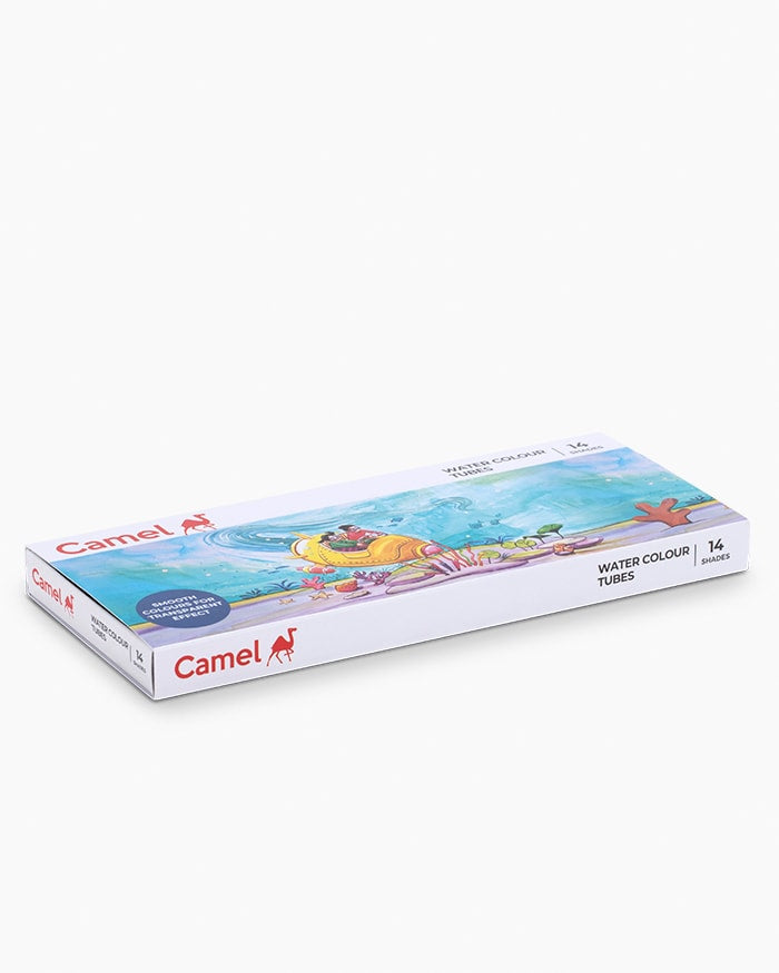 Camel  Water  Colours  Assorted  pack  of  tubes,  14  shades  in  5  ml