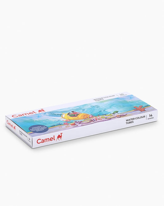 Camel  Water  Colours  Assorted  pack  of  tubes,  14  shades  in  5  ml