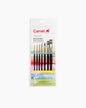 Camel  Artist  Brushes  Assorted  pack  of  7  brushes,  Round  -  Series  68  &  Flat  -  Series  69