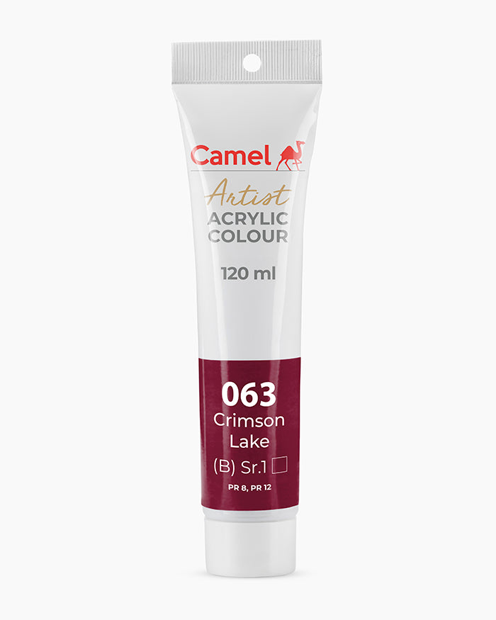 Camel Artist Acrylic Colours Individual tube of Crimson Lake- 063