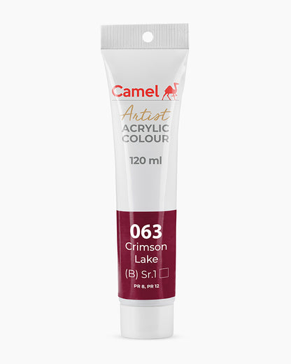 Camel Artist Acrylic Colours Individual tube of Crimson Lake- 063