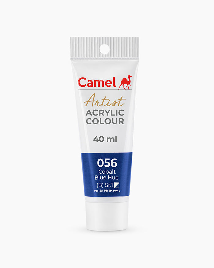 Camel Artist Acrylic Colours Individual tube of Cobalt Blue Hue-056