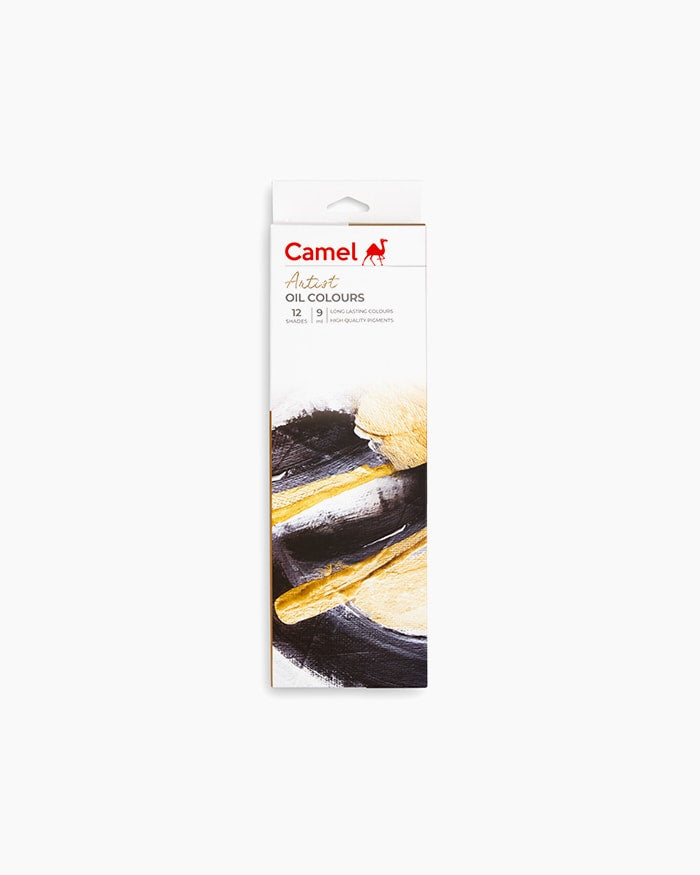 Camel  Artist  Oil  Colours  Assorted  pack  of  12  shades  in  9  ml