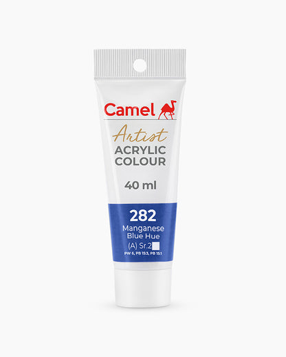 Camel Artist Acrylic Colours Individual tube of Manganese Blue Hue-282