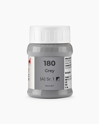 Camel Artist Acrylic Colours Individual tube of Grey- 180