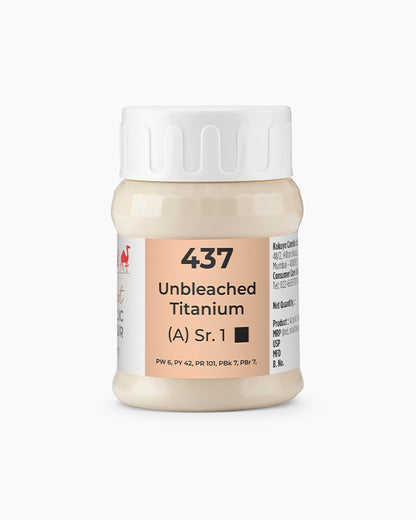 Camel Artist Acrylic Colours Individual tube of Unbleached Titanium- 437