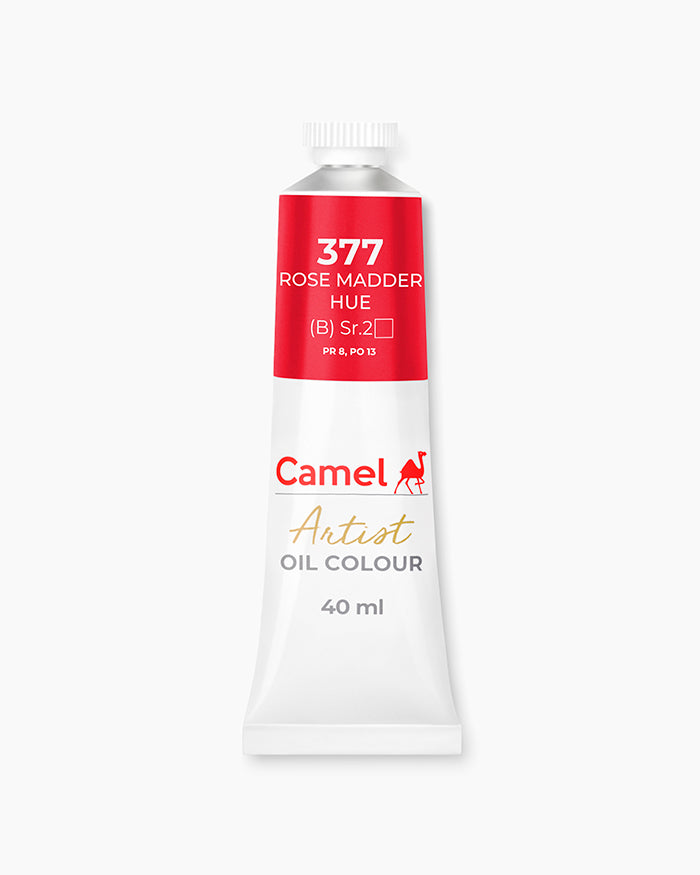 Camel Artist Oil Colours Individual tube of Rose Madder Hue