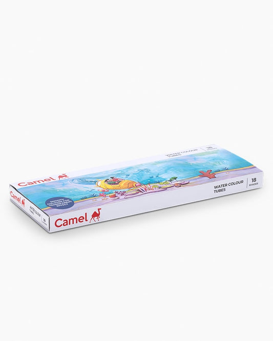 Camel  Water  Colours  Assorted  pack  of  tubes,  18  shades  in  5  ml