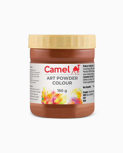 Camel Art Powders Individual jar of Burnt Sienna in 275 ml