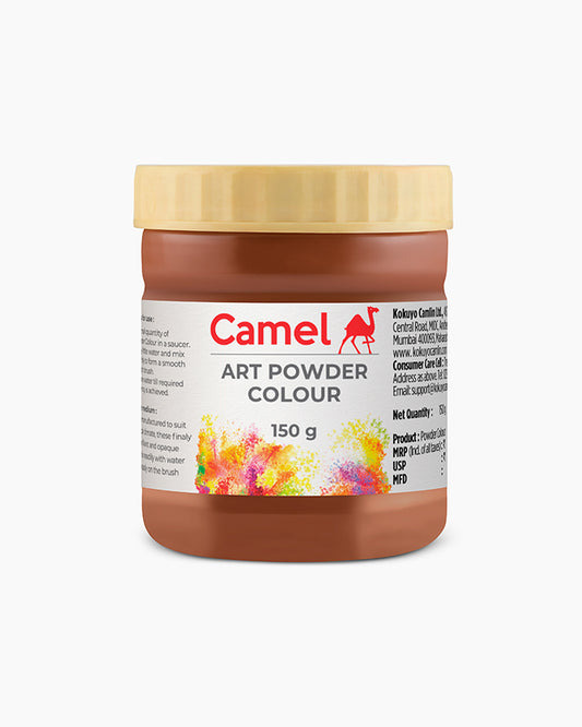 Camel Art Powders Individual jar of Burnt Sienna in 275 ml