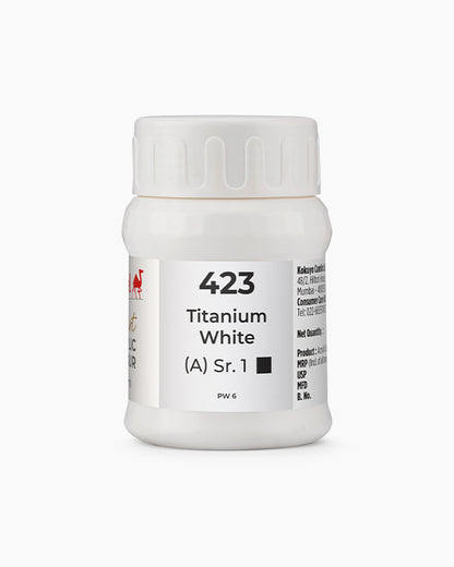 Camel Artist Acrylic Colours Individual tube of Titanium White- 423