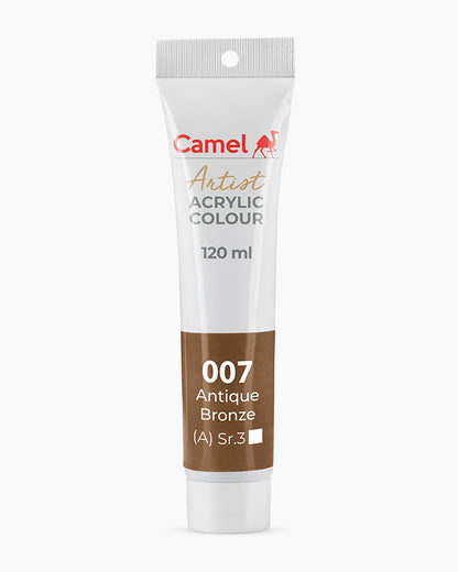 Camel Artist Acrylic Colours Individual tube of Antique Bronze-007