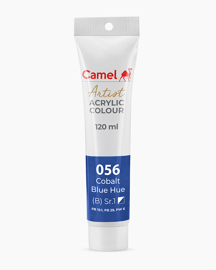 Camel Artist Acrylic Colours Individual tube of Cobalt Blue Hue-056