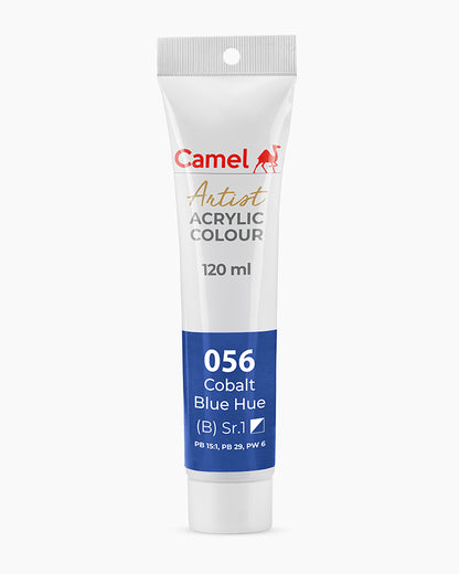 Camel Artist Acrylic Colours Individual tube of Cobalt Blue Hue-056