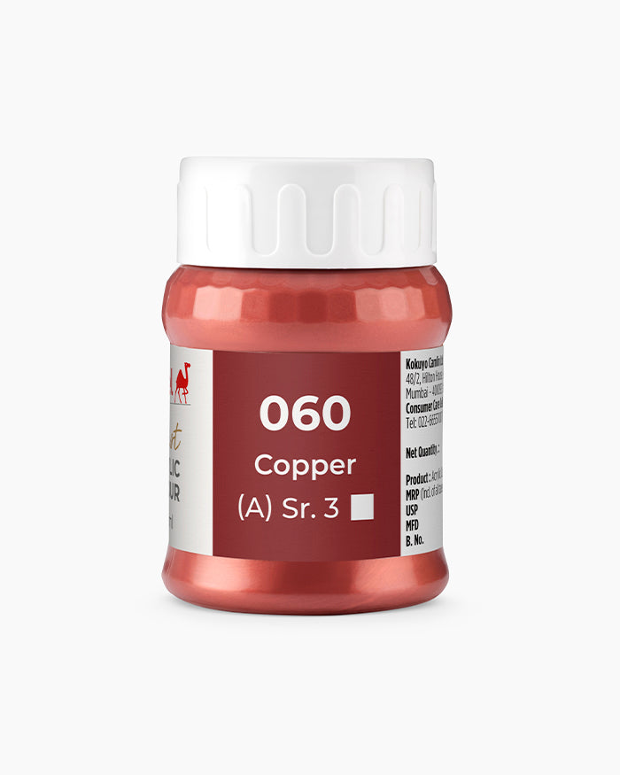 Camel Artist Acrylic Colours Individual tube of Copper-060