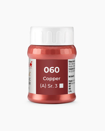 Camel Artist Acrylic Colours Individual tube of Copper-060