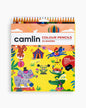 Camlin  Colour  Pencils  Assorted  pack  of  24  shades  with  Sharpener,  Full  size