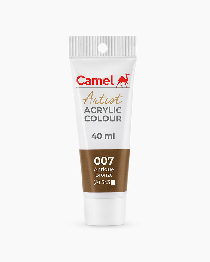 Camel Artist Acrylic Colours Individual tube of Antique Bronze-007